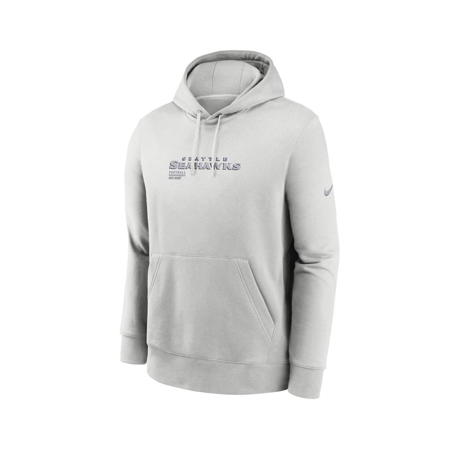 Men's Gray Seattle Seahawks Edge Pack French Terry Club Pullover Hoodie