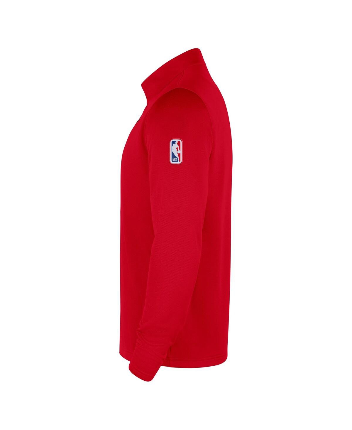Nike Men's Red Chicago Bulls 2025/26 Authentic Coaches Quarter-zip Dri-fit Top In Red