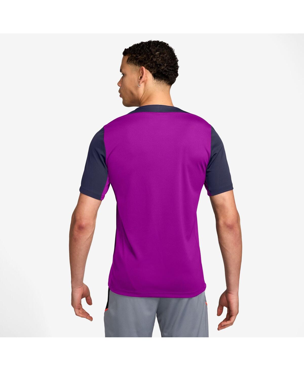 Nike Men's Purple Barcelona 2025/26 Strike Dri-fit T-shirt In Black