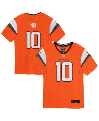 Nike - Toddler Bo Nix Orange Denver Broncos Game Jersey