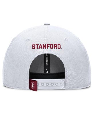 Men's White Stanford Cardinal 2025 On-Field Rise Performance Adjustable Hat
