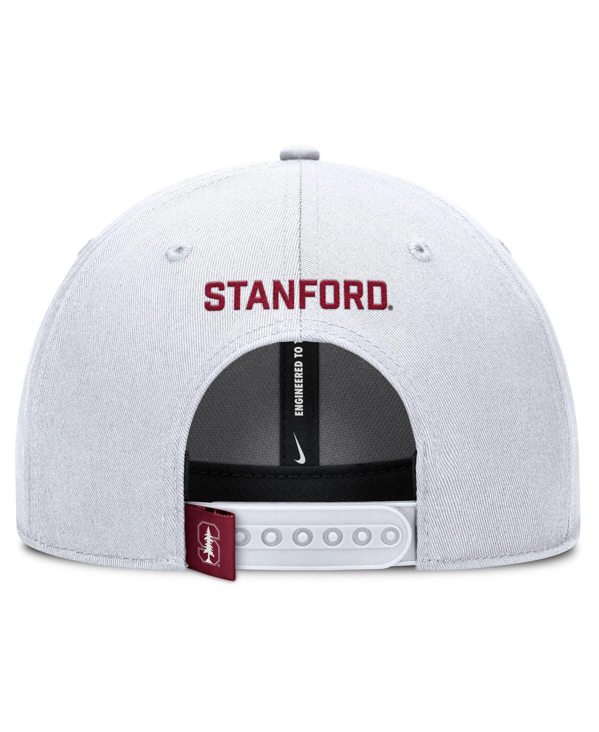 Nike Men's White Stanford Cardinal 2025 On-Field Rise Performance Adjustable Hat