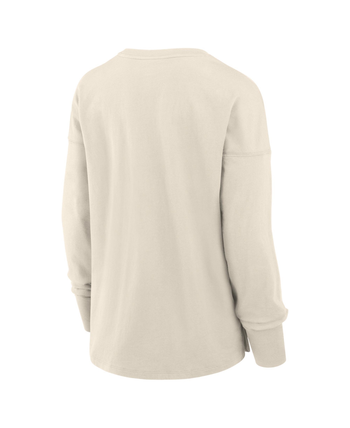 Fanatics Women's Cream Green Bay Packers Dove Legacy Long Sleeve T-shirt In White