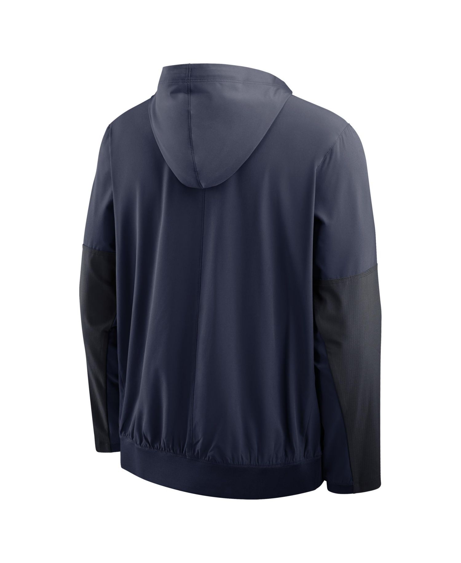 Men's Navy West Virginia Mountaineers Anorak Half-Zip Hoodie Jacket
