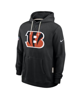 Men's Black Cincinnati Bengals Sideline Standard Issue Initial Home Dri-FIT Hoodie