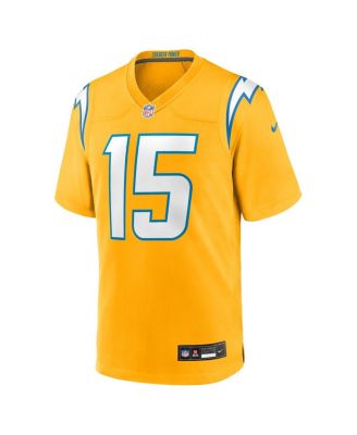 Men's Ladd McConkey Gold Los Angeles Chargers Alternate Charger Power Game Player Jersey