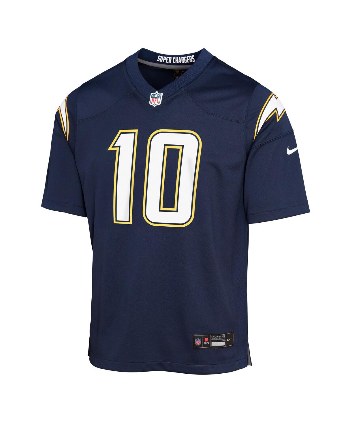 Nike Big Boys and Girls Justin Herbert Navy Los Angeles Chargers Alternate Super Game Player Jersey