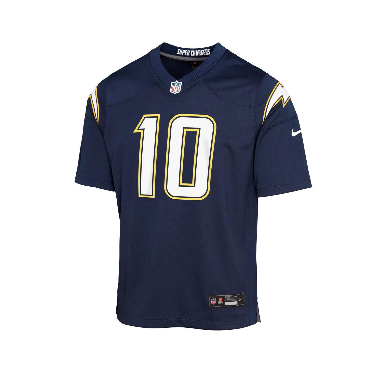 Big Boys and Girls Justin Herbert Navy Los Angeles Chargers Alternate Super Chargers Game Player Jersey