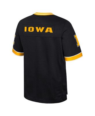 Men's Black Iowa Hawkeyes Nothing but the Hits Football Jersey