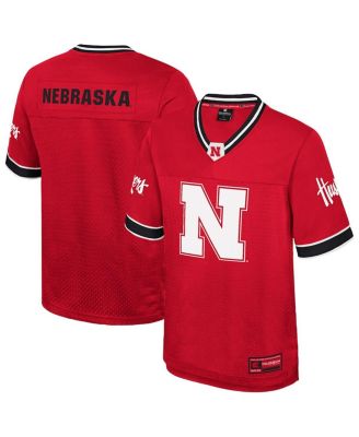 Colosseum - Men's Red Nebraska Huskers Nothing But The Hits Football Jersey