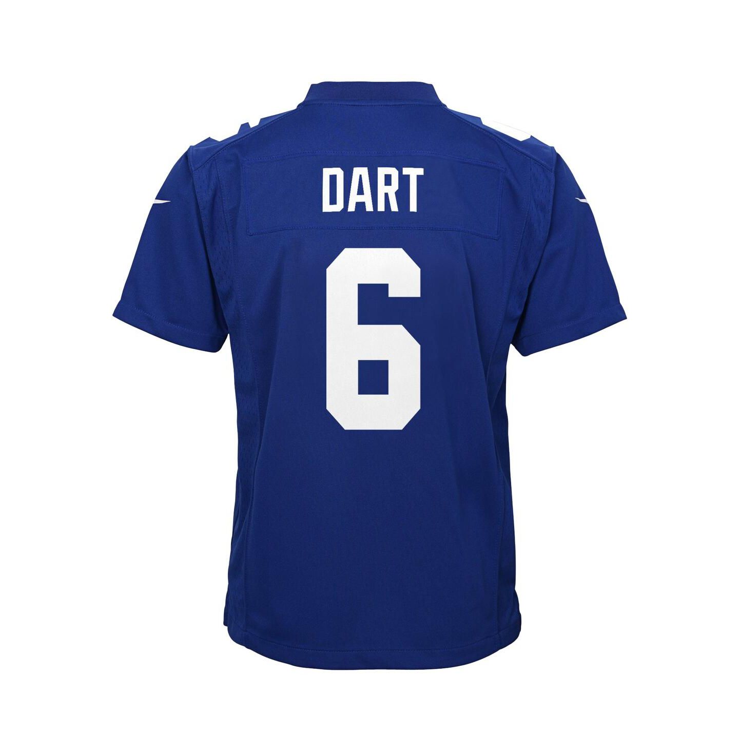 Детское джерси Nike Jaxson Dart New York Giants Team Game, Royal — фото 3