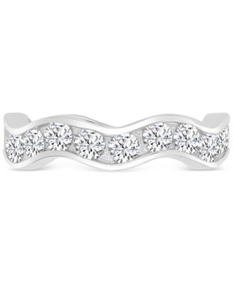 Cubic Zirconia Ring (3.78 ct.t.w.) in Sterling Silver