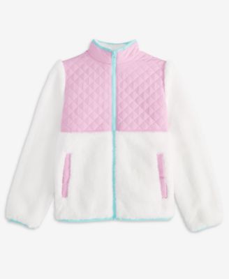 Girls' 5-20 Color Block Long-Sleeve Jacket, Macy's Exclusive