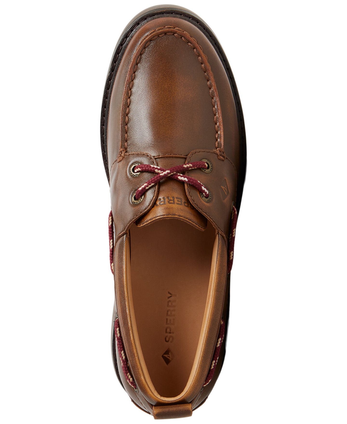 Женские туфли Sperry Authentic Original 2-Eye Lug Boat, цвет: Коричневый — фото 4