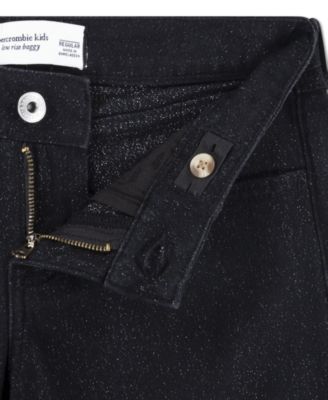 Girls' Sparkle Low-Rise Baggy Jeans