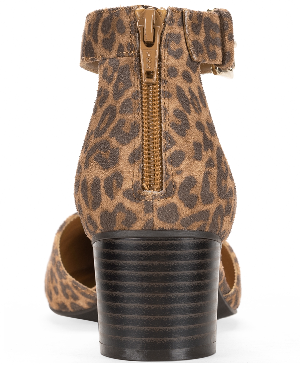 Style & Co Women's Alinaa Two-piece Block Heel Dress Pumps, Created For Macy's In Animal Print