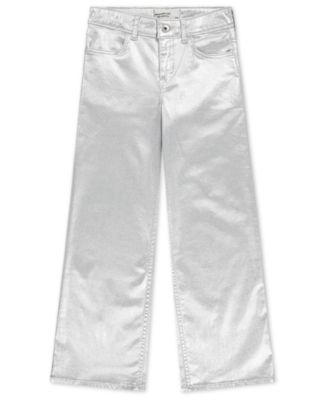 Girls Shine High Rise Wide Leg Jeans