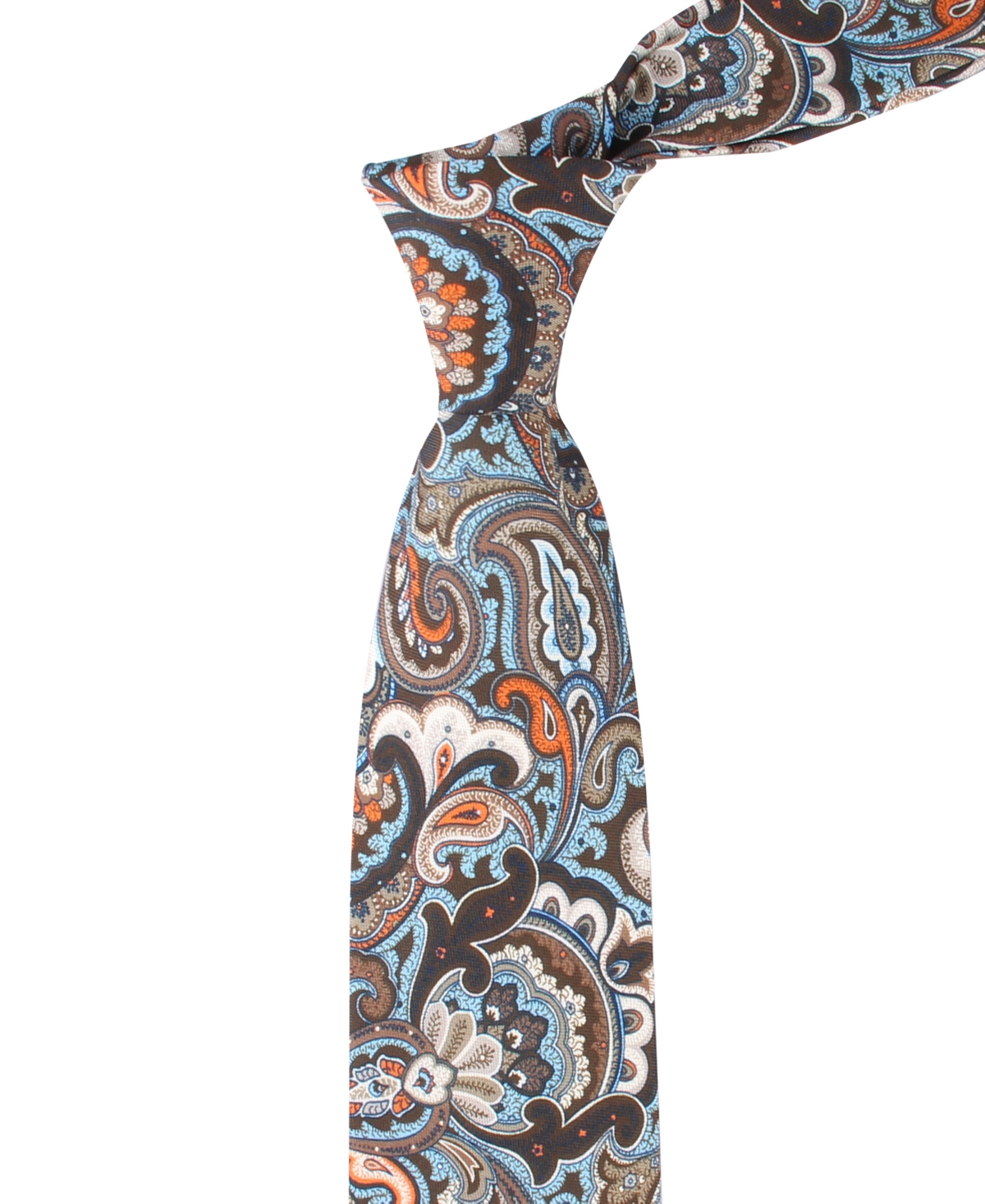 Tommy Hilfiger Men's Paisley Print Tie In Brown