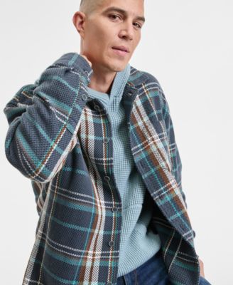 Men's Mara Straight-Fit Jeans, Waffle-Knit Hoodie & Long-Sleeve Overshirt, Macy's Exclusive