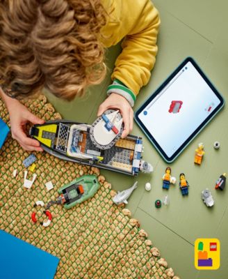 City Police Boat Chase Building Toy 60456, 264 Pieces