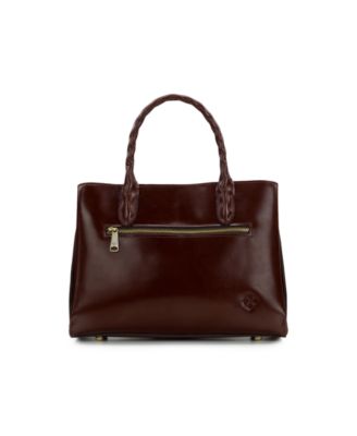 Genovese Medium Leather Top Handle Bag