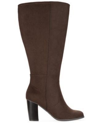 Women's Addyy Extra Wide Calf Dress Zipper Boots, Created for Macy's