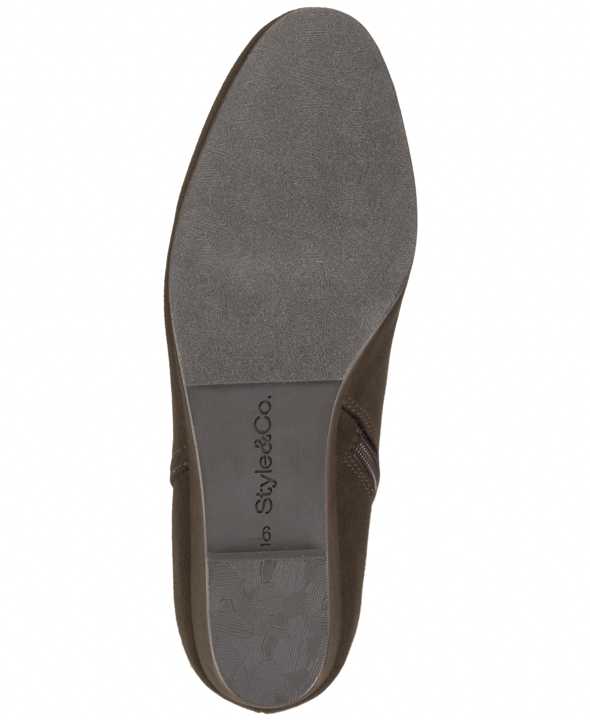 Style & Co Women's Poppyy Wedge Heel Booties, Macy's Exclusive In Brown