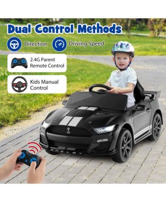 12V Licensed Ford Mustang Shelby GT500 Kids Ride on Car with Remote Control