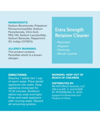 Retainer and Denture Cleaner 120ct