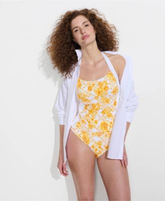 Women's Seamed Halter Tankini Top