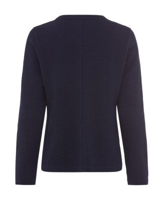 Women's Houndstooth Texture Jersey Jacket