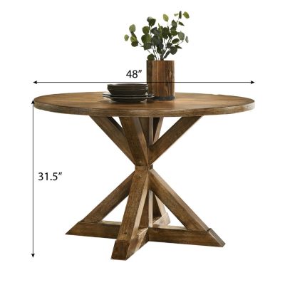 Streamdale Windvale Cross-Buck Base Dining Table