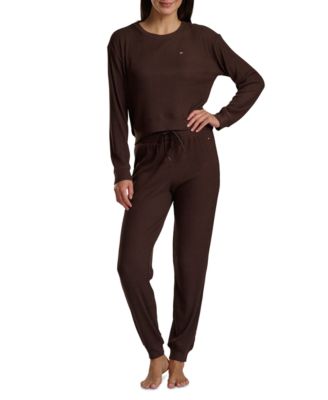 Tommy Hilfiger - Women's 2-Piece Long Sleeve Pullover and Jogger Set