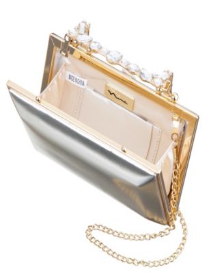 Crystal Handle Lift Lock Clutch