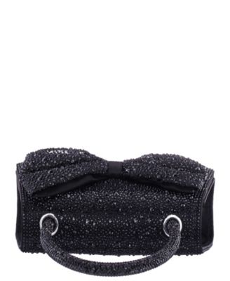 Crystal Magnetic Snap Satchel Bag