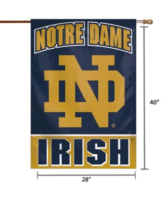 Notre Dame Fighting Irish 28" x 40" ND Logo Single-Sided Vertical Banner