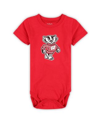 Baby Boys and Girls 3-Pack Wisconsin Badgers Bodysuit Set