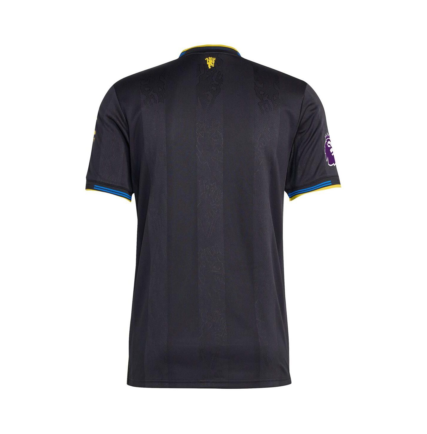 Мужской топ adidas Kobbie Mainoo Black Manchester United 2025/26 Third Authentic Player Jersey — фото 3