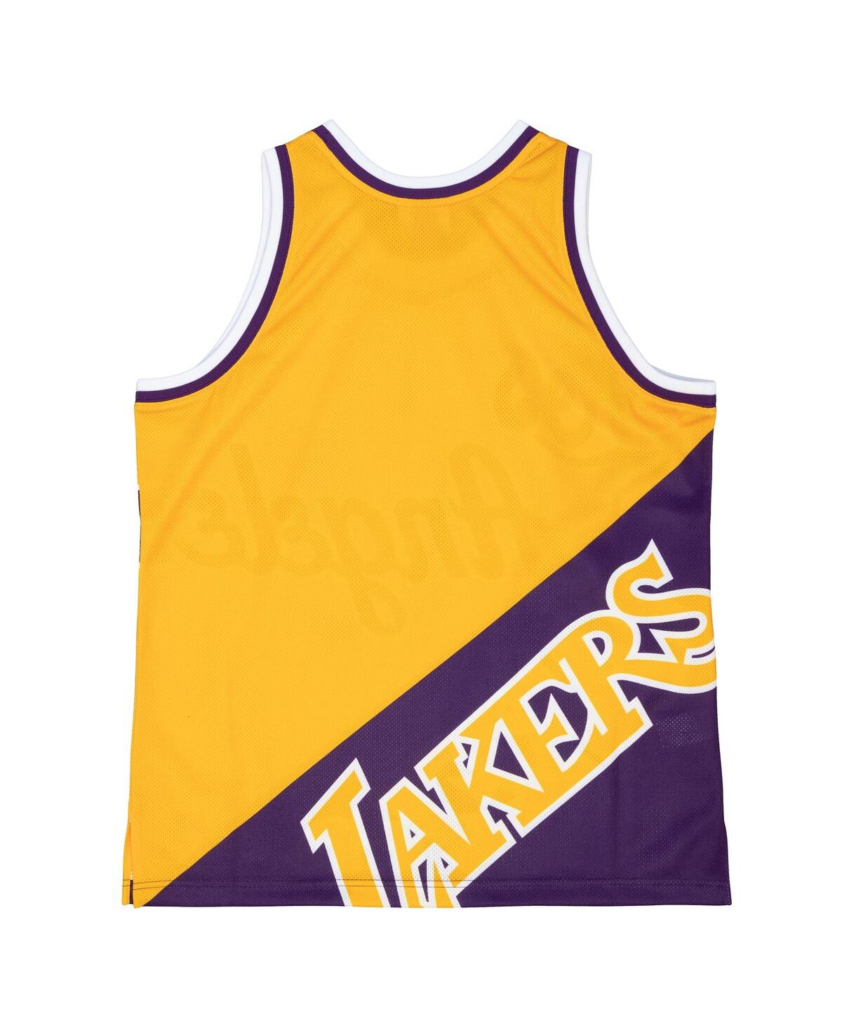 Mitchell & Ness Men's Gold Los Angeles Lakers Big Face 5.0 Fashion Tank Top In Gold