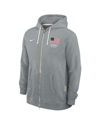Men's Heather Gray Standard Issue Dri-FIT Full-Zip Hoodie