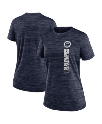 Nike - Women's Navy U.S. Paralympics Velocity Performance T-Shirt