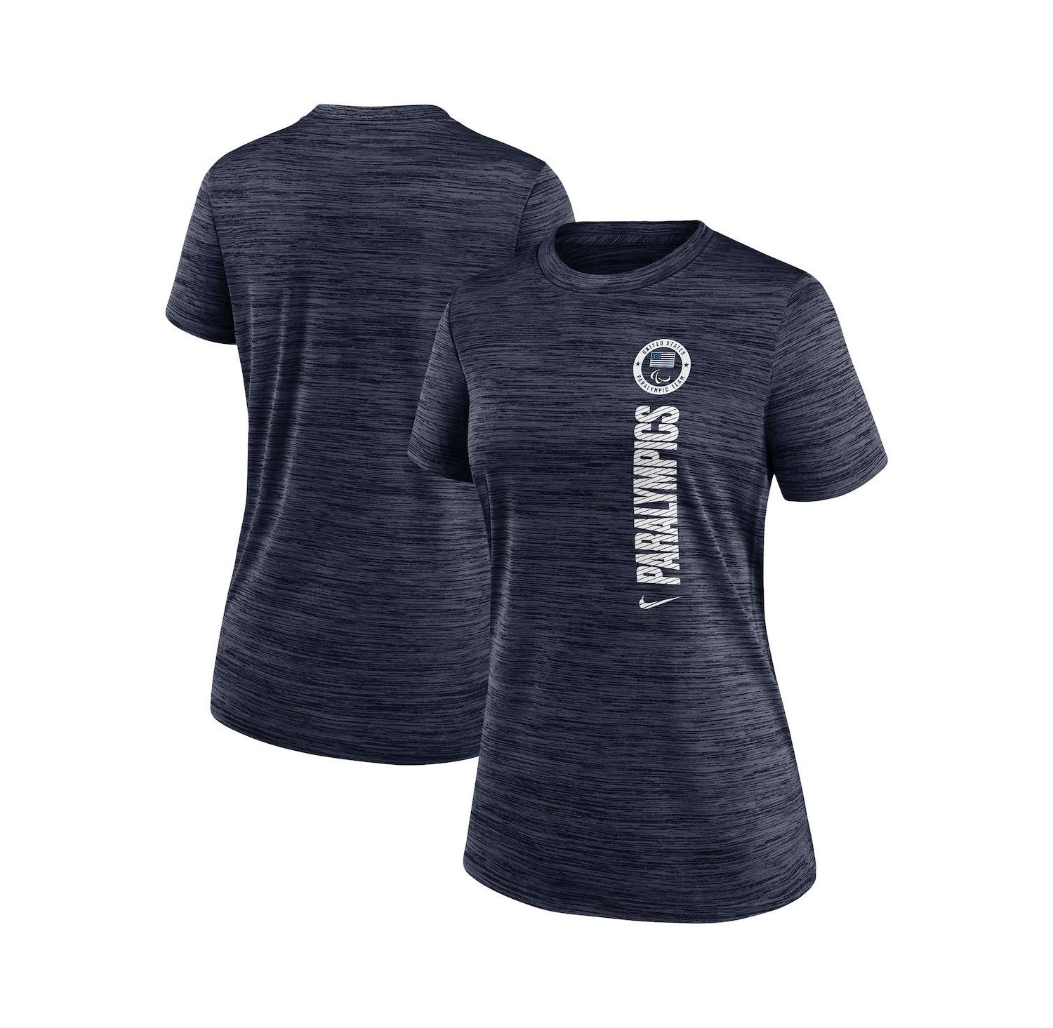 Women's Navy U.S. Paralympics Velocity Performance T-Shirt