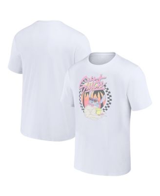 Mad Engine - Men's and Women's White Lilo and Stitch Sunset T-Shirt