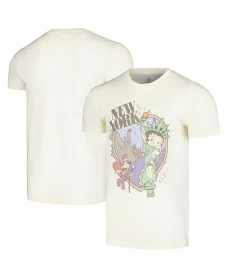 Mad Engine - Men's and Women's Cream Betty Boop Graphic T-Shirt
