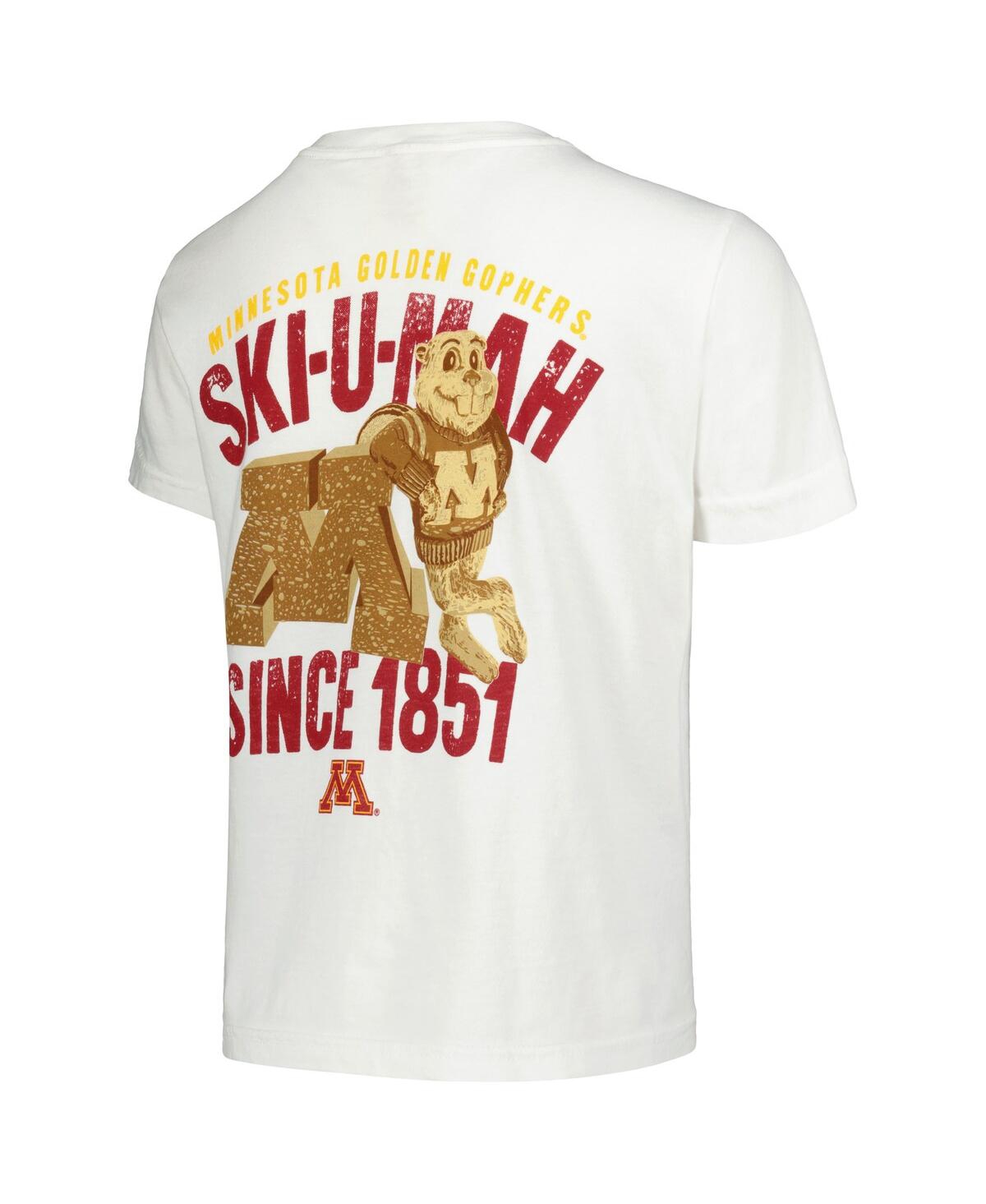 Image One Big Boys And Girls White Minnesota Golden Gophers Hyperlocal Comfort Colors T-shirt In Multi