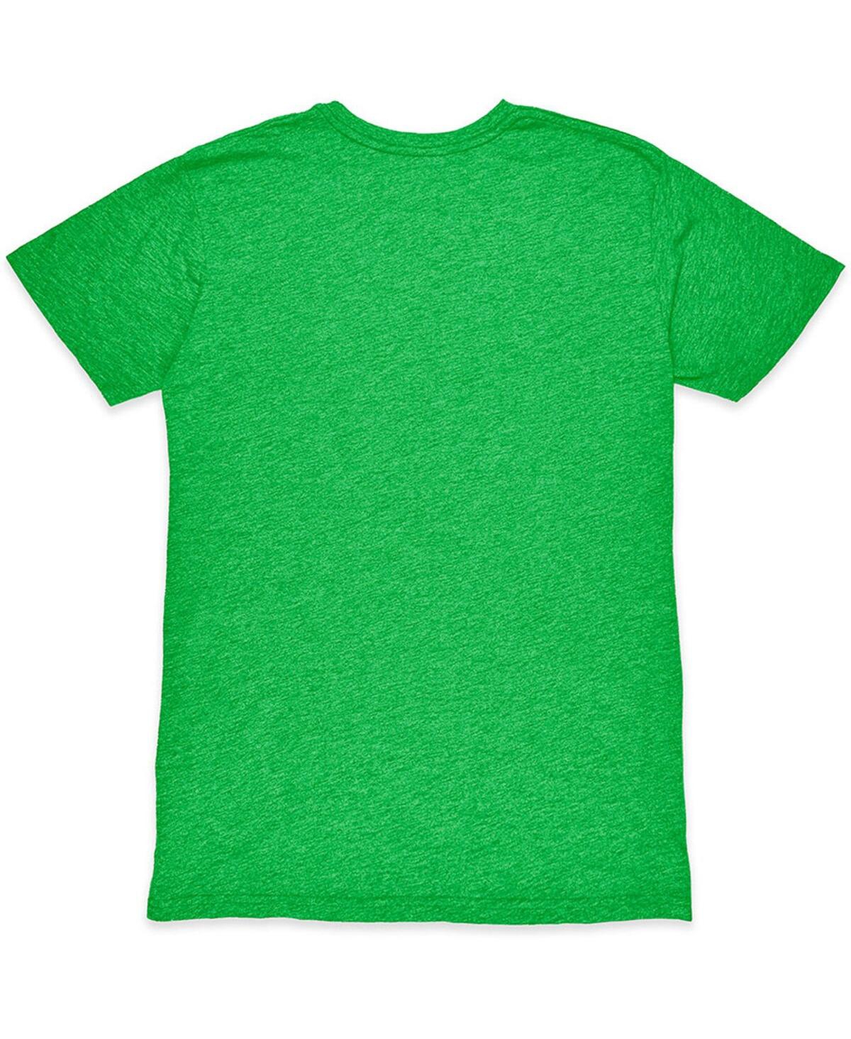 1863fc Men's Heather Green Celtic Mono Crest Twisted Tri-blend Slub T-shirt In Green