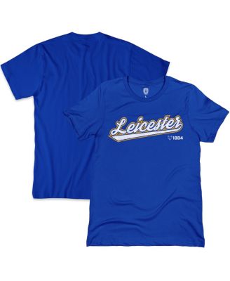 1863FC - Men's Blue Leicester City Script T-Shirt