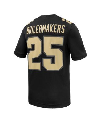 Men's 25 Black Purdue Boilermakers Untouchable Replica Game Jersey