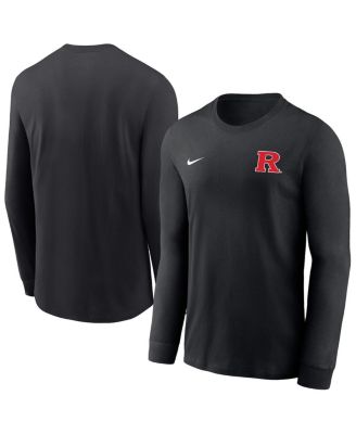Nike - Men's Black Rutgers Scarlet Knights Legend Dri-FIT Long Sleeve T-Shirt