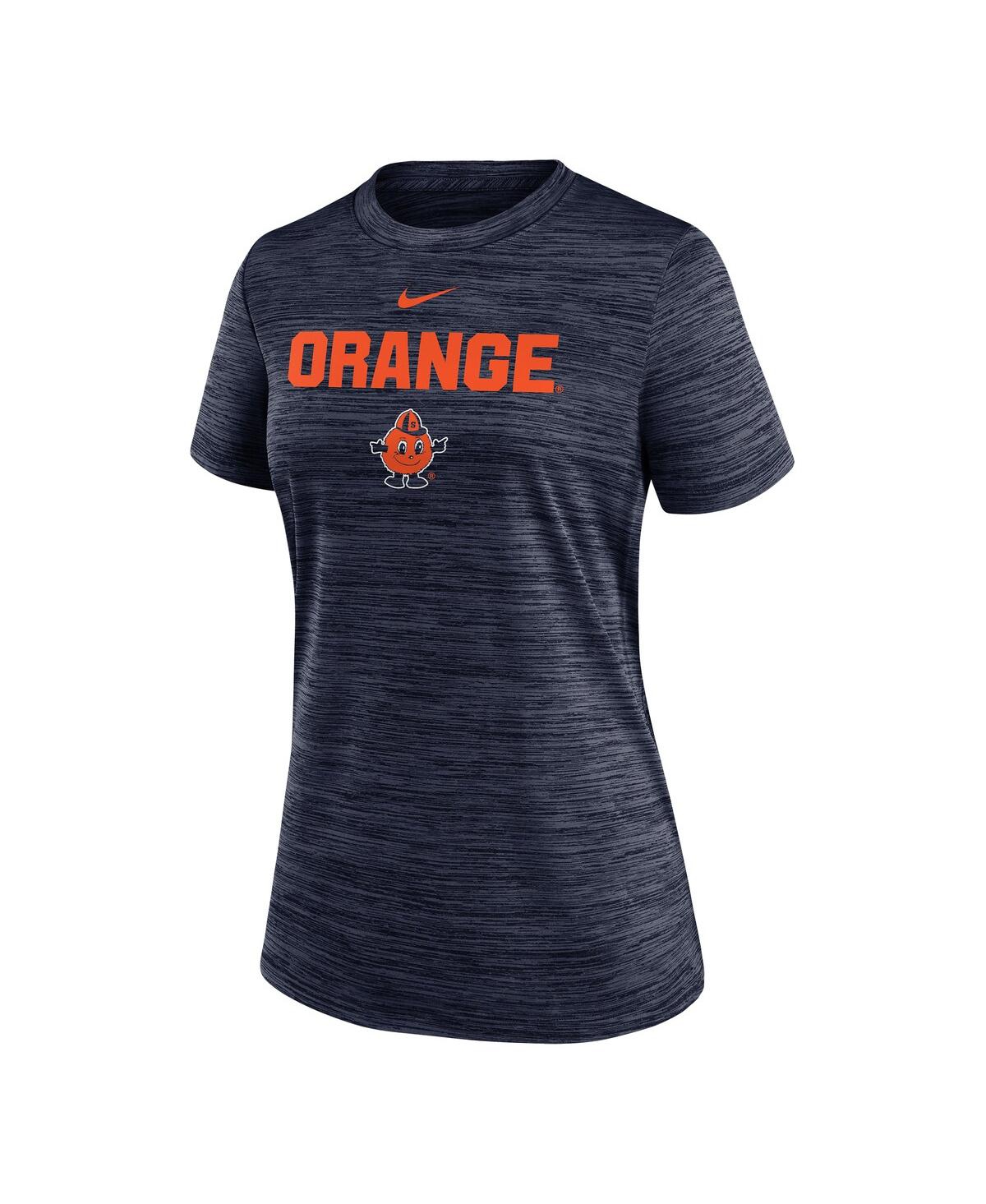 Nike Women's Navy Syracuse Orange Velocity Dri-fit T-shirt In Blue